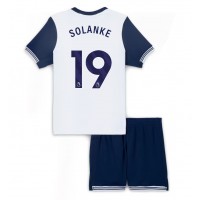 Camiseta Tottenham Hotspur Dominic Solanke #19 Primera Equipación para niños 2024-25 manga corta (+ pantalones cortos)